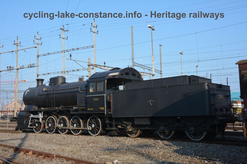 Heritage railways at Lake Constance - Lok 2958
