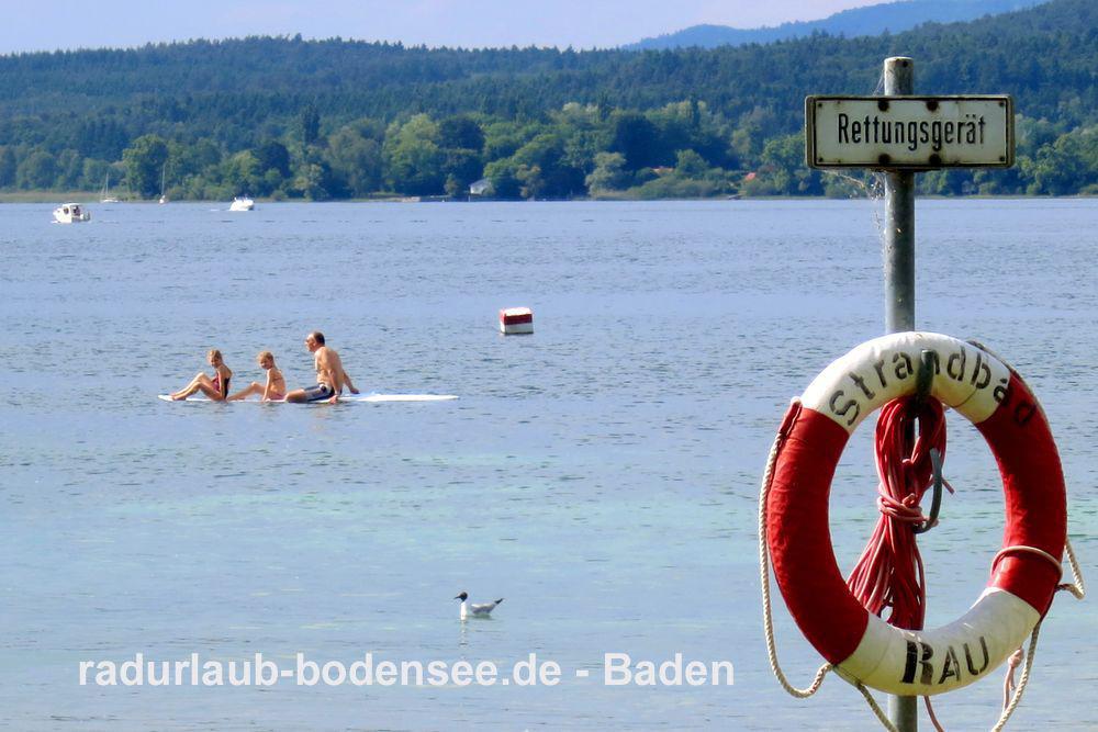 Cycling Lake Constance  - Swimming in Lake Constance